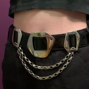 Alt Girl chain leather belt by Streets Ahead